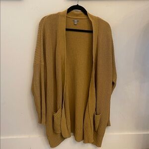 Aerie Mustard Yellow Cardigan